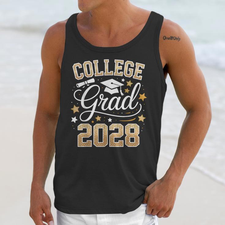 College Grad Class Of 2028 Senior Graduate Graduation 2028 Unisex Tank Top