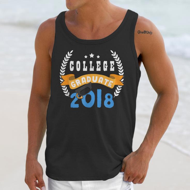 College Graduation Shirts Graduate Grad 2018 Unisex Tank Top