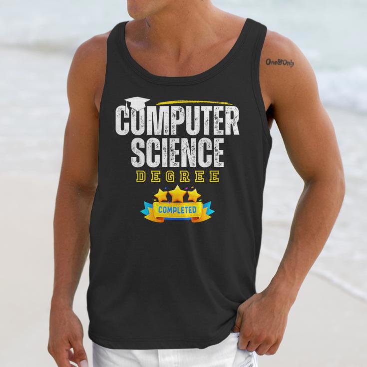 Computer Science Degree Graduation Senior Celebration Grad Unisex Tank Top