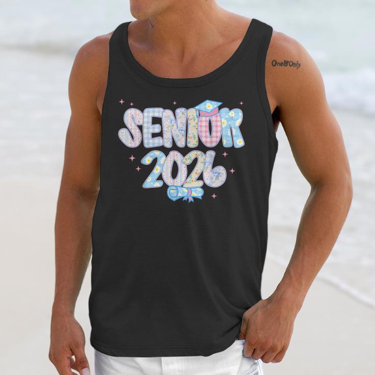 Coquette Senior-Class Of 2026 Preppy Graduation Graduate Unisex Tank Top