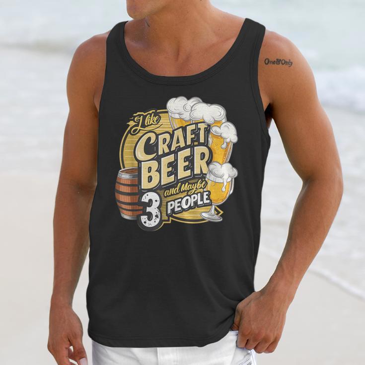 Craft Beer Lover Introverted & Hoppy Unisex Tank Top Craft Beer Lover Introverted & Hoppy Unisex Tank Top