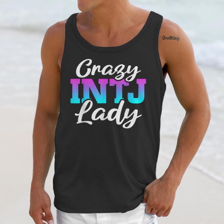 Crazy INTJ Lady Introvert Personality Unisex Tank Top Crazy INTJ Lady Introvert Personality Unisex Tank Top