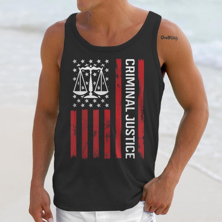 Criminal Justice Major College Student Graduate Graduation Unisex Tank Top