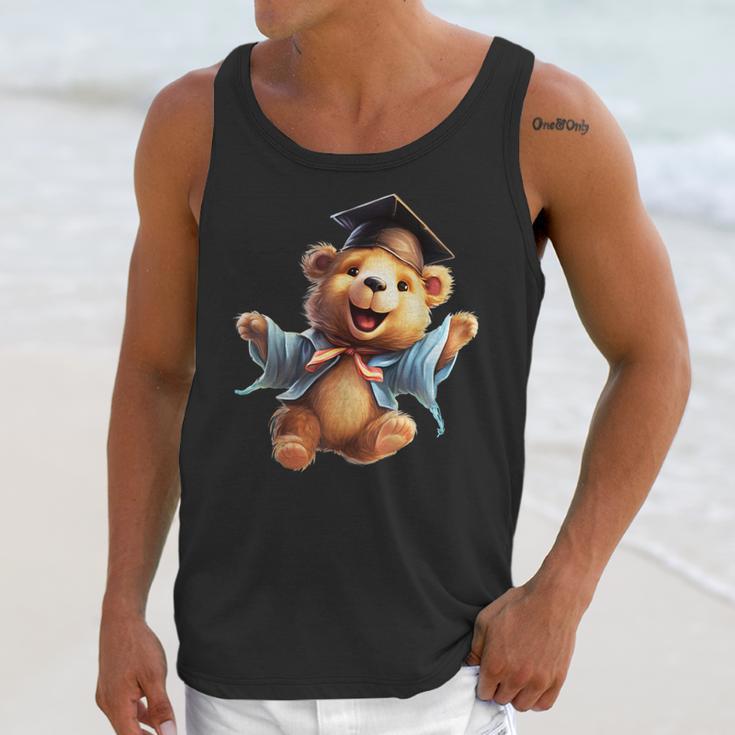 Cute Graduation Bear To Celebrate Your Graduate Unisex Tank Top