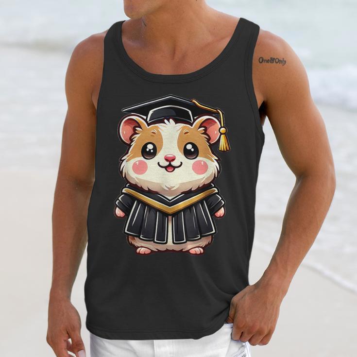 Cute Hamster Graduation Unisex Tank Top