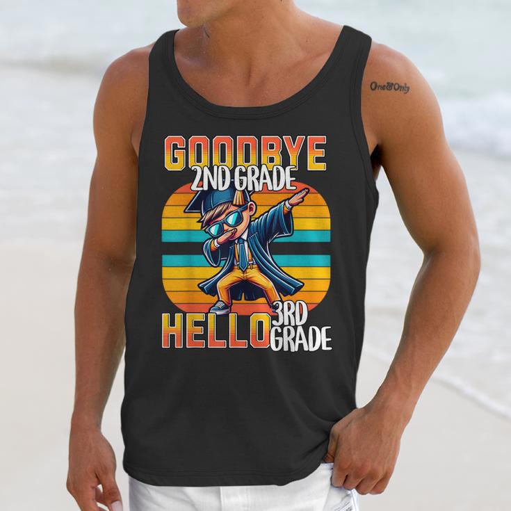 Dabbing Boy Goodbye 2nd Grade Hello 3rd Grade Graduation Unisex Tank Top