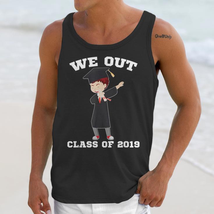 Dabbing Graduation Boy Class Of 2019 We Out Unisex Tank Top
