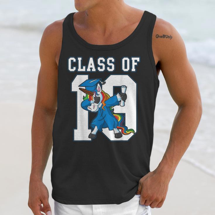 Dabbing Graduation Class Of 2019 Unicorn Shirt Unisex Tank Top