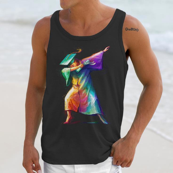 Dabbing Graduation Women Unisex Tank Top
