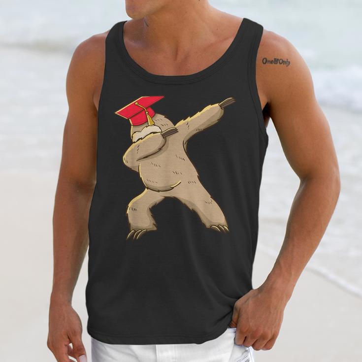 Dabbing Sloth School GraduationShirt For Kids Unisex Tank Top