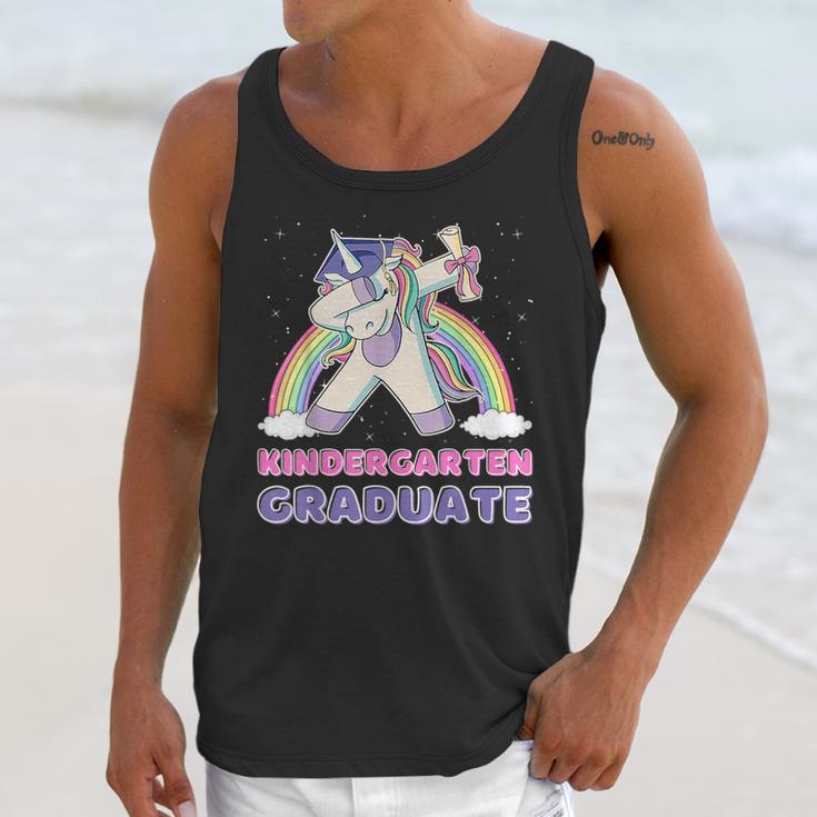 Dabbing Unicorn Kindergarten Graduation Dab Dance Girl Unisex Tank Top