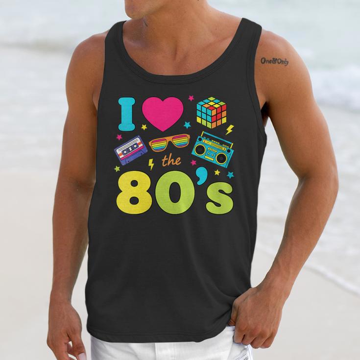Dad I Love The 80's Retro 80s Nostalgia For Dad Unisex Tank Top Dad I Love The 80's Retro 80s Nostalgia For Dad Unisex Tank Top