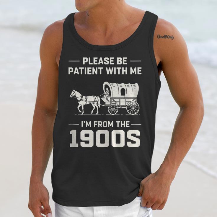Dad Please Be Patient With Me I'm From The 1900s Vintage Unisex Tank Top Dad Please Be Patient With Me I'm From The 1900s Vintage Unisex Tank Top