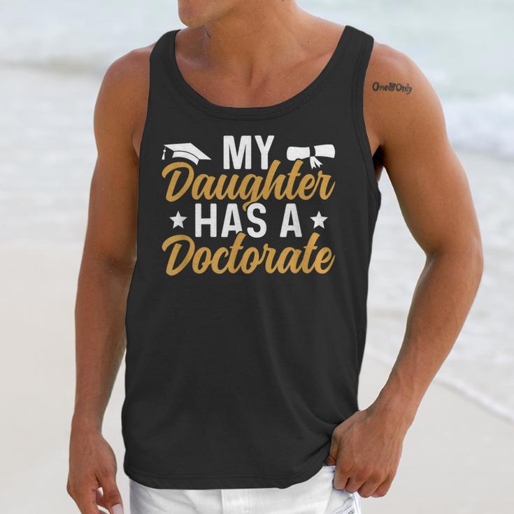 My Daughter Has A Doctorate Graduation Mom PhD Graduate Mom Unisex Tank Top