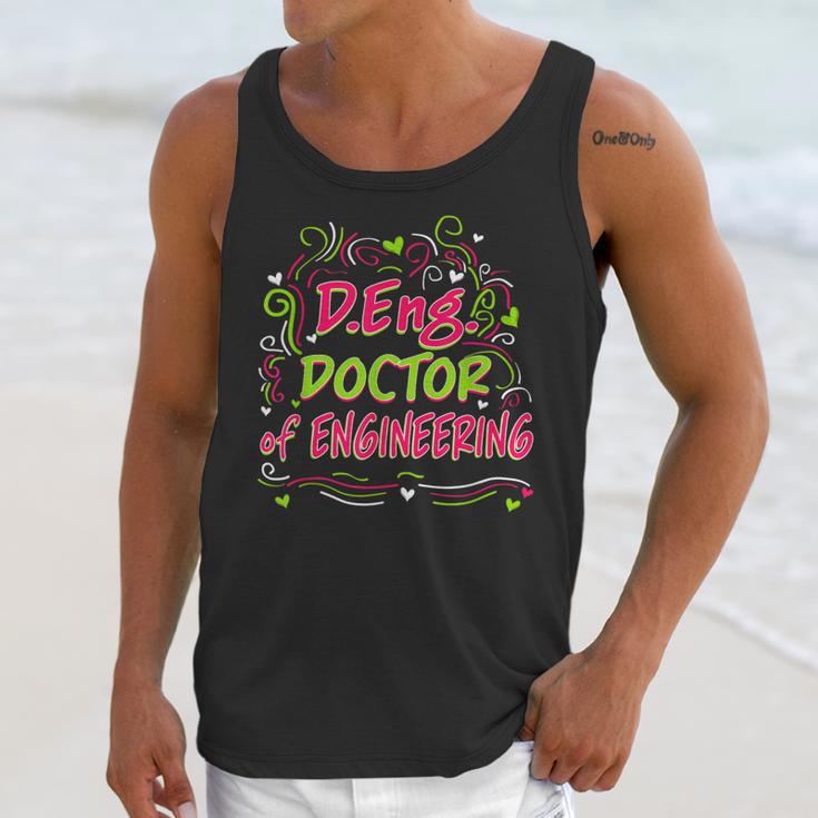 DEng Doctor Of Engineering Doctorate Graduation Unisex Tank Top