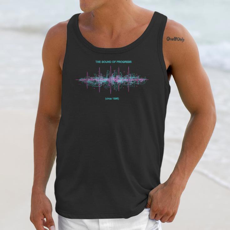 DIAL UP Modem Sound Of Progress 1996 Gen X Tech Nostalgia Unisex Tank Top