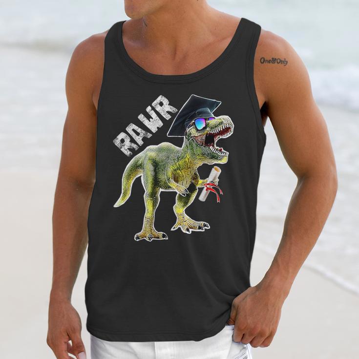 DinosaurRex Rawr Last Day Of School Graduation Shirt Unisex Tank Top