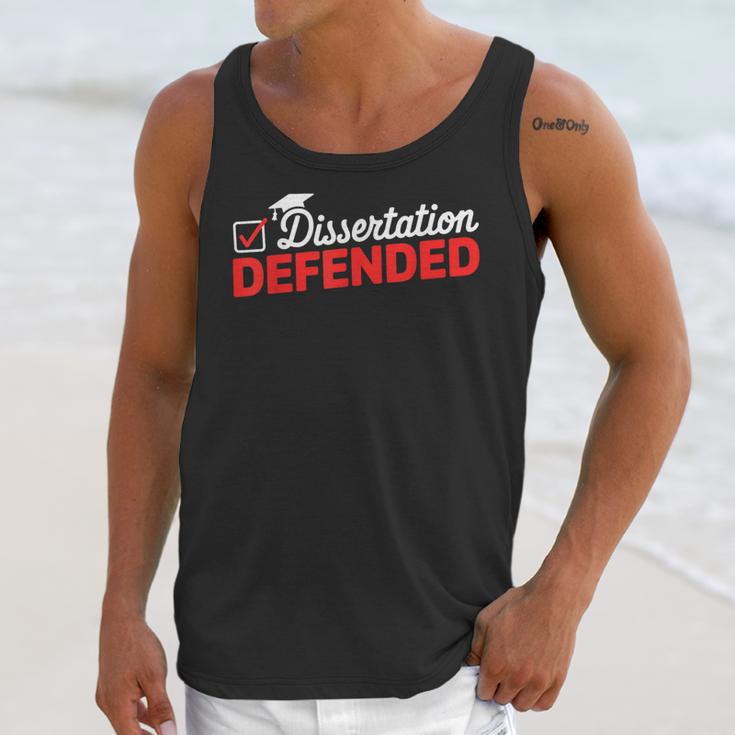 Dissertation Defended PhD Graduate PhD Graduation 2025 Unisex Tank Top