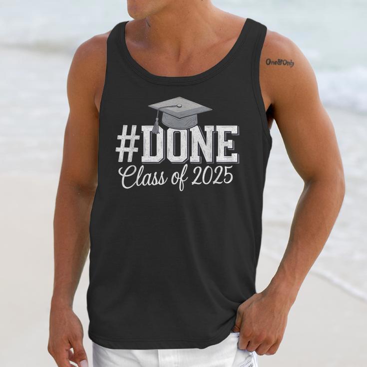 Done Class Of 2025 Graduation For Her Him Grad Seniors 2025 Unisex Tank Top