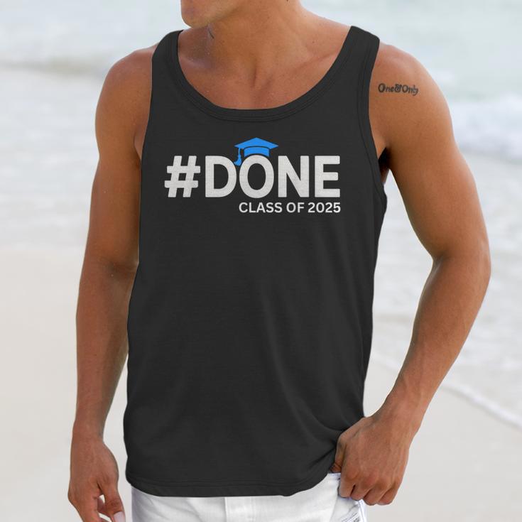 Done Class Of 2025 Graduation So Done Senior 2025 Grad Unisex Tank Top
