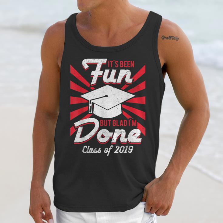 Im Done Graduating Class Of 2019 School GraduationShirt Unisex Tank Top