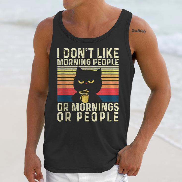 I Don't Like Morning People Introvert Introverted Antisocial Unisex Tank Top