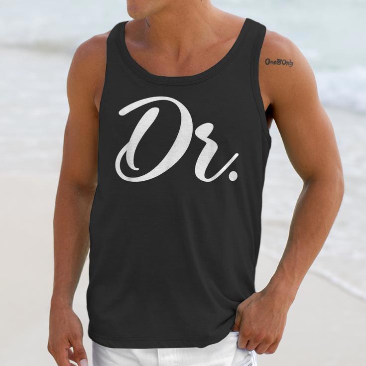 Dr Doctor Medical School Graduation Men & Women New Doctor Unisex Tank Top