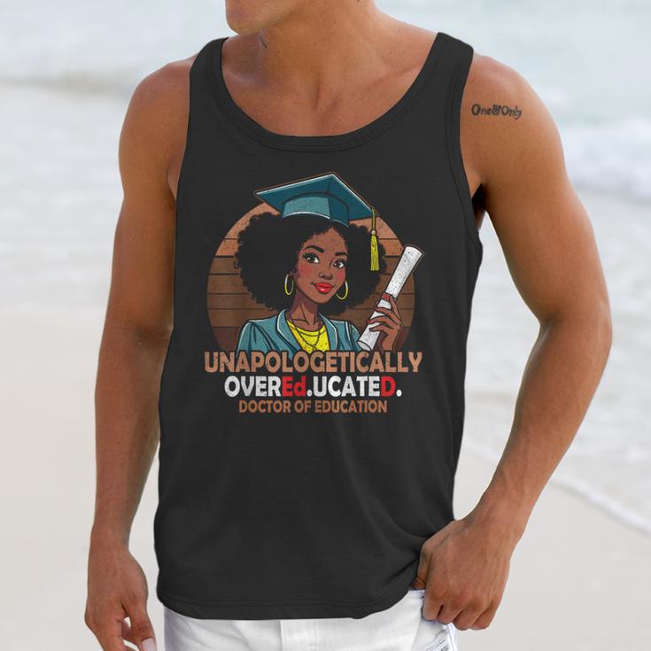 EdD Black Girls Doctor Of Education Graduation Black Women Unisex Tank Top