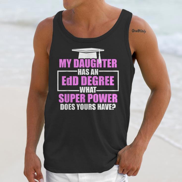 EdD Doctor Of Education Daughter Power Doctorate Graduation Unisex Tank Top