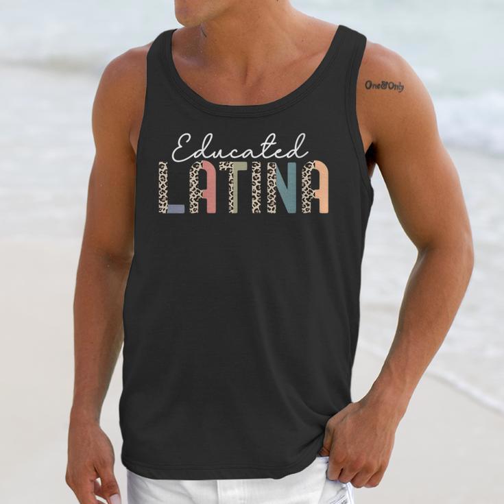 Educated Latina Proud Graduate Latinas Pride Graduation Unisex Tank Top