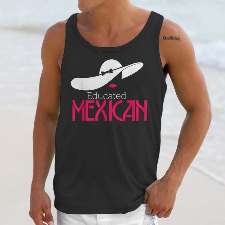 Educated Mexican Graduation Shirt For Women Unisex Tank Top