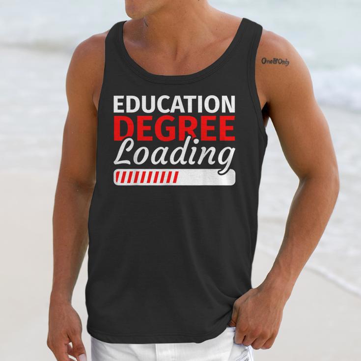 Education Major Shirts Teaching Degree Loading Graduation Unisex Tank Top