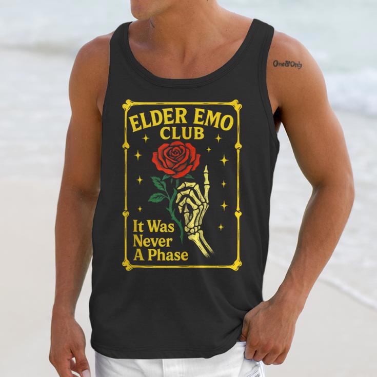 Elder Emo Club Emo Gothic Music Nostalgia Unisex Tank Top Elder Emo Club Emo Gothic Music Nostalgia Unisex Tank Top