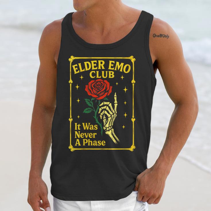 Elder Emo Club Emo Gothic Music Nostalgia Unisex Tank Top Elder Emo Club Emo Gothic Music Nostalgia Unisex Tank Top
