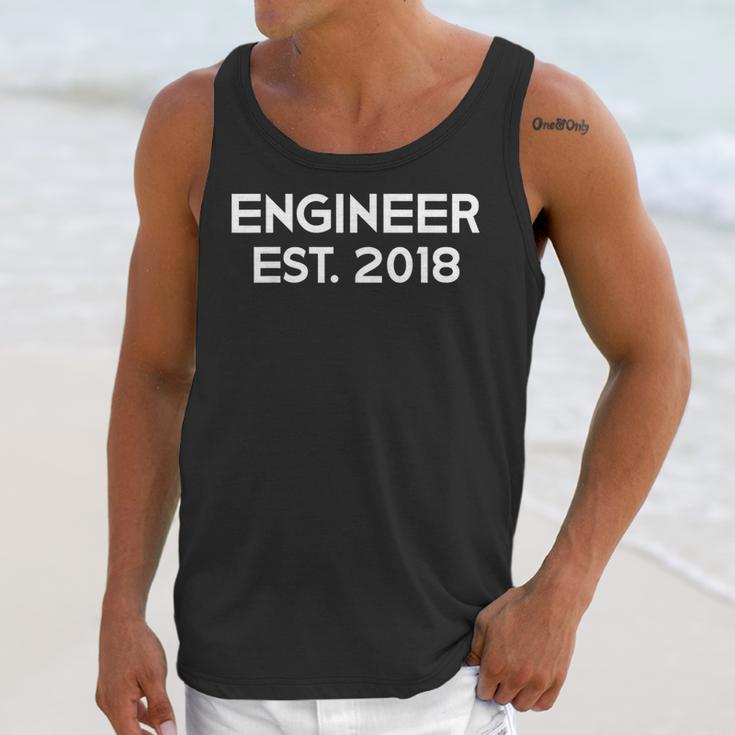 Engineering Graduation Engineer Est 2018 Tee Unisex Tank Top