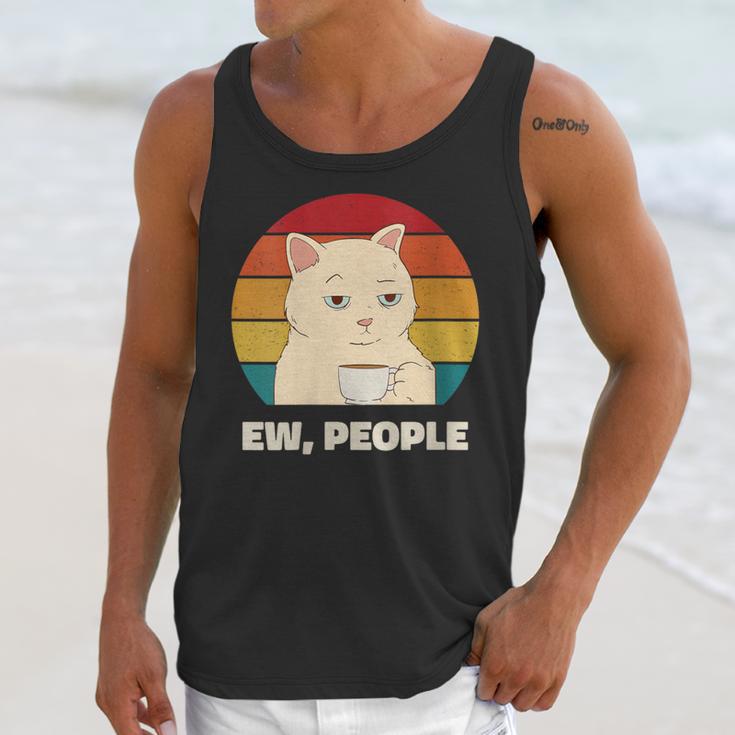 Ew People Introvert Cat Lover Crazy Colorful Cat Lady Unisex Tank Top Ew People Introvert Cat Lover Crazy Colorful Cat Lady Unisex Tank Top