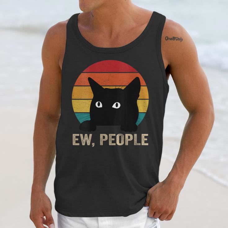 Ew People Introvert Cat Lover Cat Lady Vintage Unisex Tank Top Ew People Introvert Cat Lover Cat Lady Vintage Unisex Tank Top