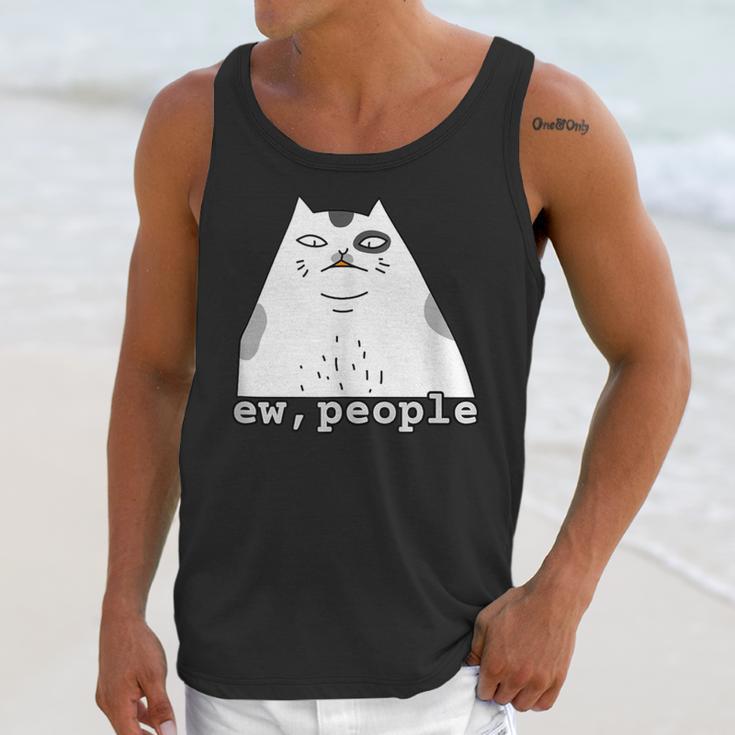 Ew People Introvert Sayings Sarcastic Cat Quote Unisex Tank Top Ew People Introvert Sayings Sarcastic Cat Quote Unisex Tank Top