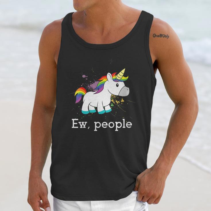 Ew People Unicorn Lover Introvert Rainbow Unicorn Unisex Tank Top Ew People Unicorn Lover Introvert Rainbow Unicorn Unisex Tank Top