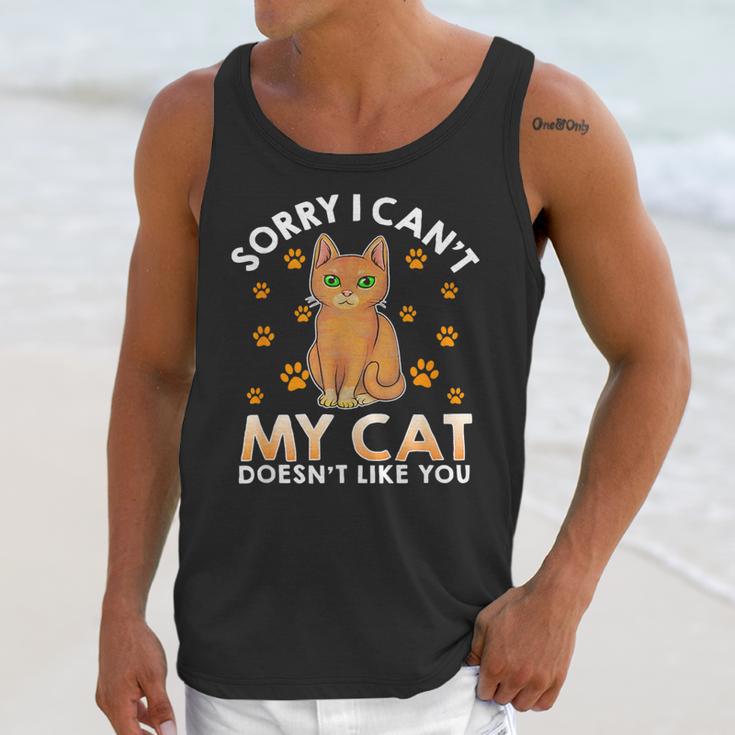 Excuse For Introverts My Cat Doesnt Like You Cat Unisex Tank Top Excuse For Introverts My Cat Doesnt Like You Cat Unisex Tank Top