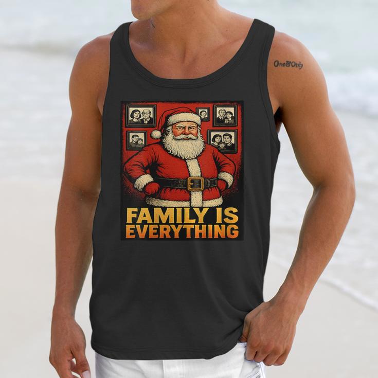 Family Christmas Retro Santa Holiday Nostalgia Vibes Unisex Tank Top