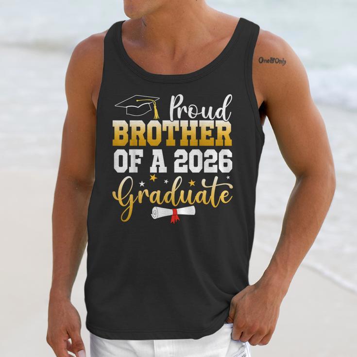 Family Graduation Party Proud Brother Of A 2026 Graduate Unisex Tank Top