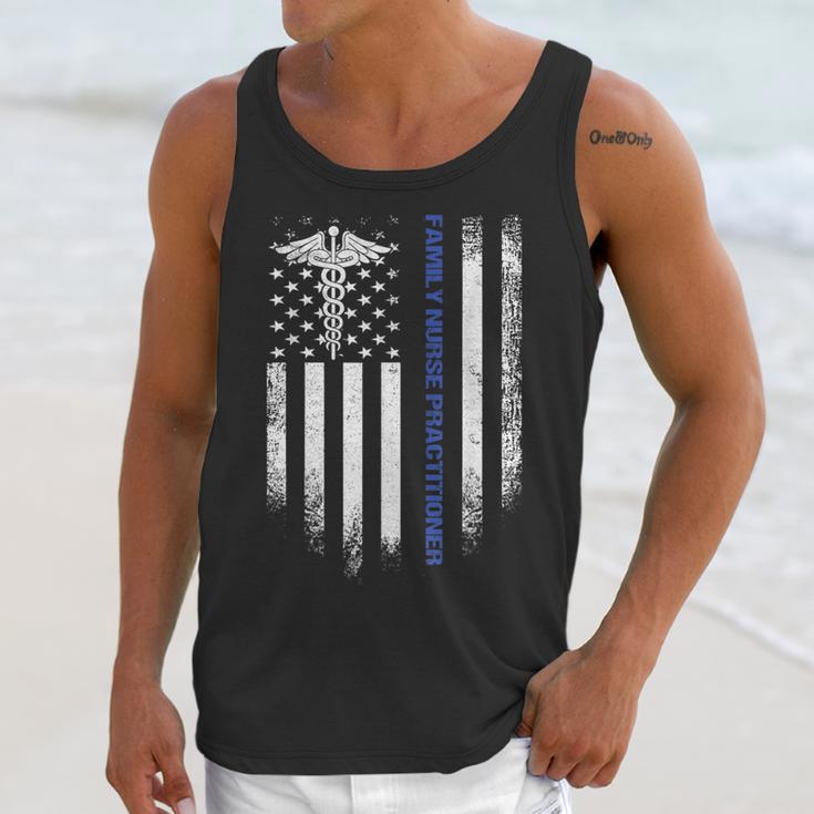 Family Nurse Practitioner Flag FNP Nursing Graduation Unisex Tank Top
