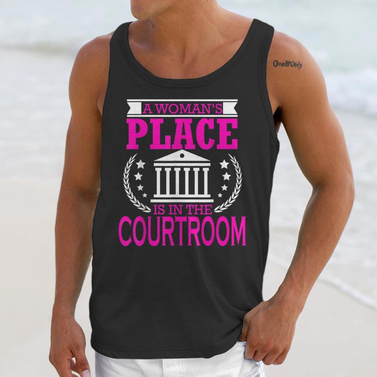 Female Lawyer Women Law Student Graduation Bar Exam Unisex Tank Top