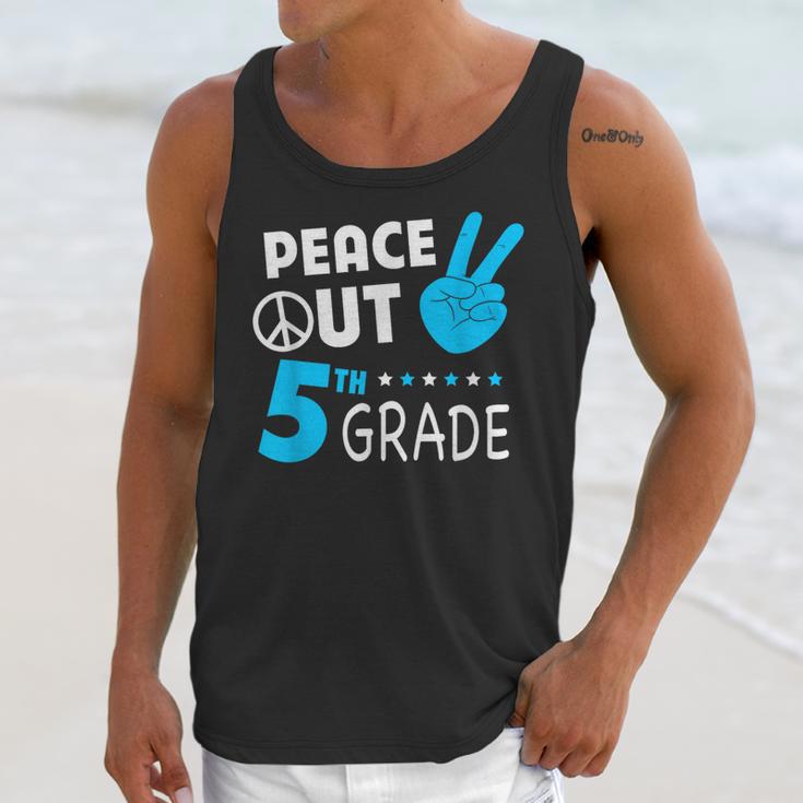 Fifth Grade Graduation Peace Out 5th Grade Boys Unisex Tank Top