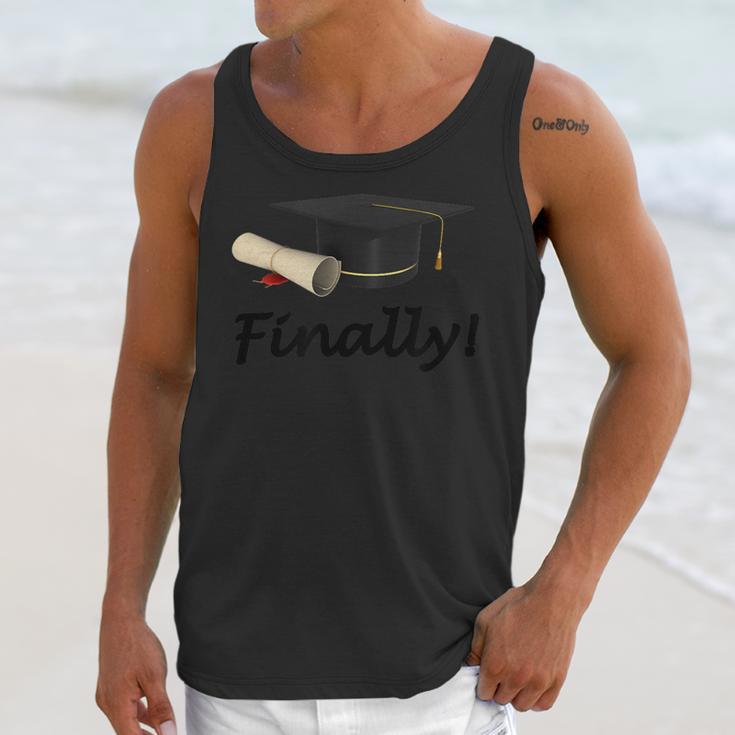 Finally I'm Graduate Graduation Unisex Tank Top