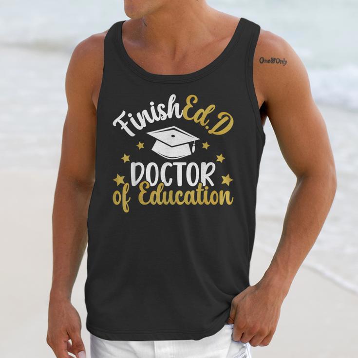 FinishEdD Doctor Of Education Graduation EdD Graduate Unisex Tank Top