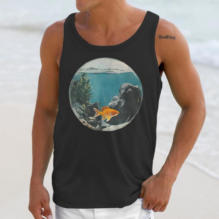 Fish Bowl Frutiger Aero Y2K Retro Vibes Unisex Tank Top