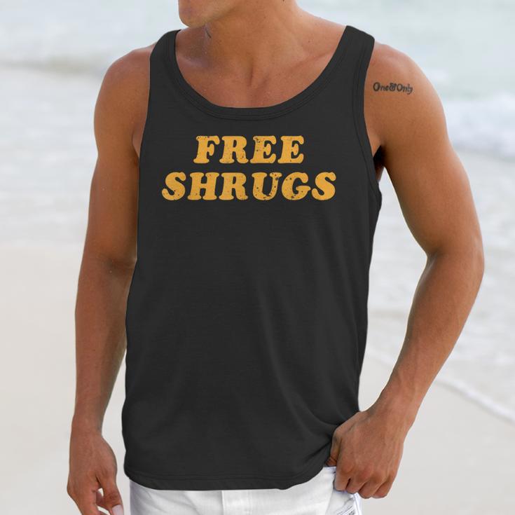 Free Shrugs Don't Care Introvert Unisex Tank Top Free Shrugs Don't Care Introvert Unisex Tank Top