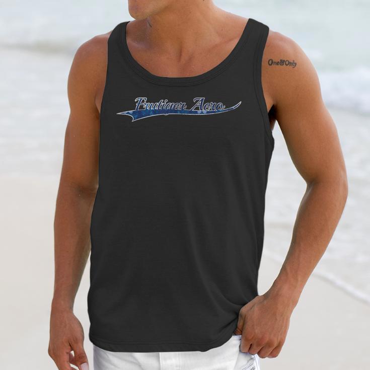 Frutiger Aero Aesthetic Digital Art Vintage Varsity Unisex Tank Top